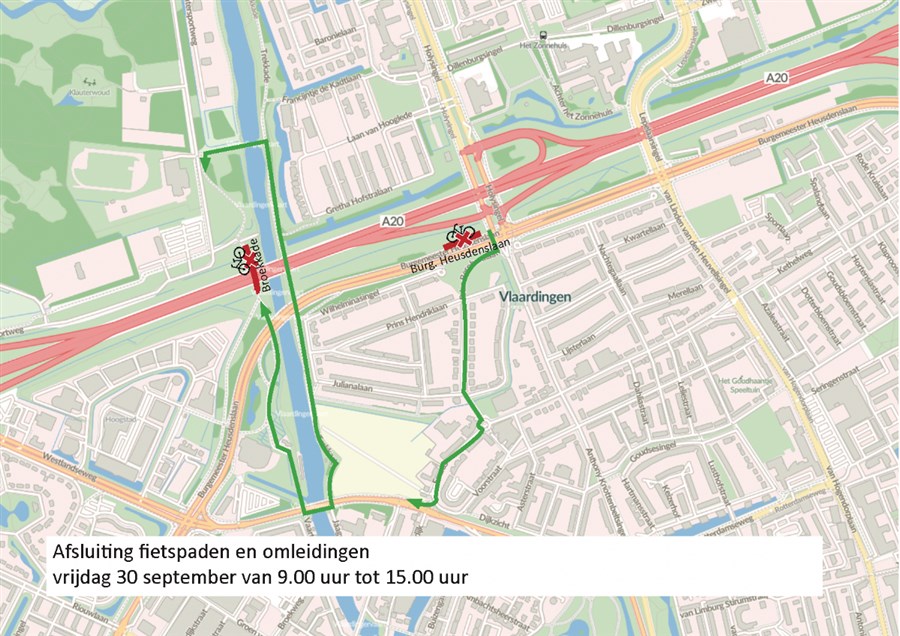 Bericht 30 september asfalteren fietspaden in Vlaardingen bekijken